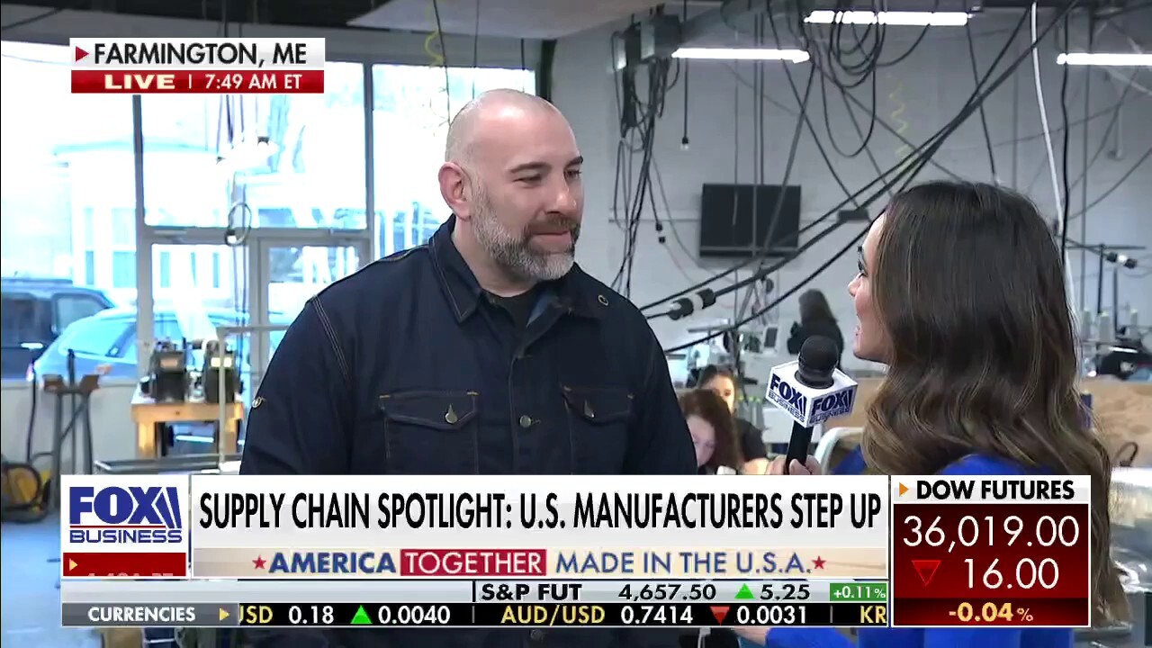 Origin USA CEO Pete Roberts speaks with FOX Business' Lydia Hu on how the company has avoided supply chain disruptions.
