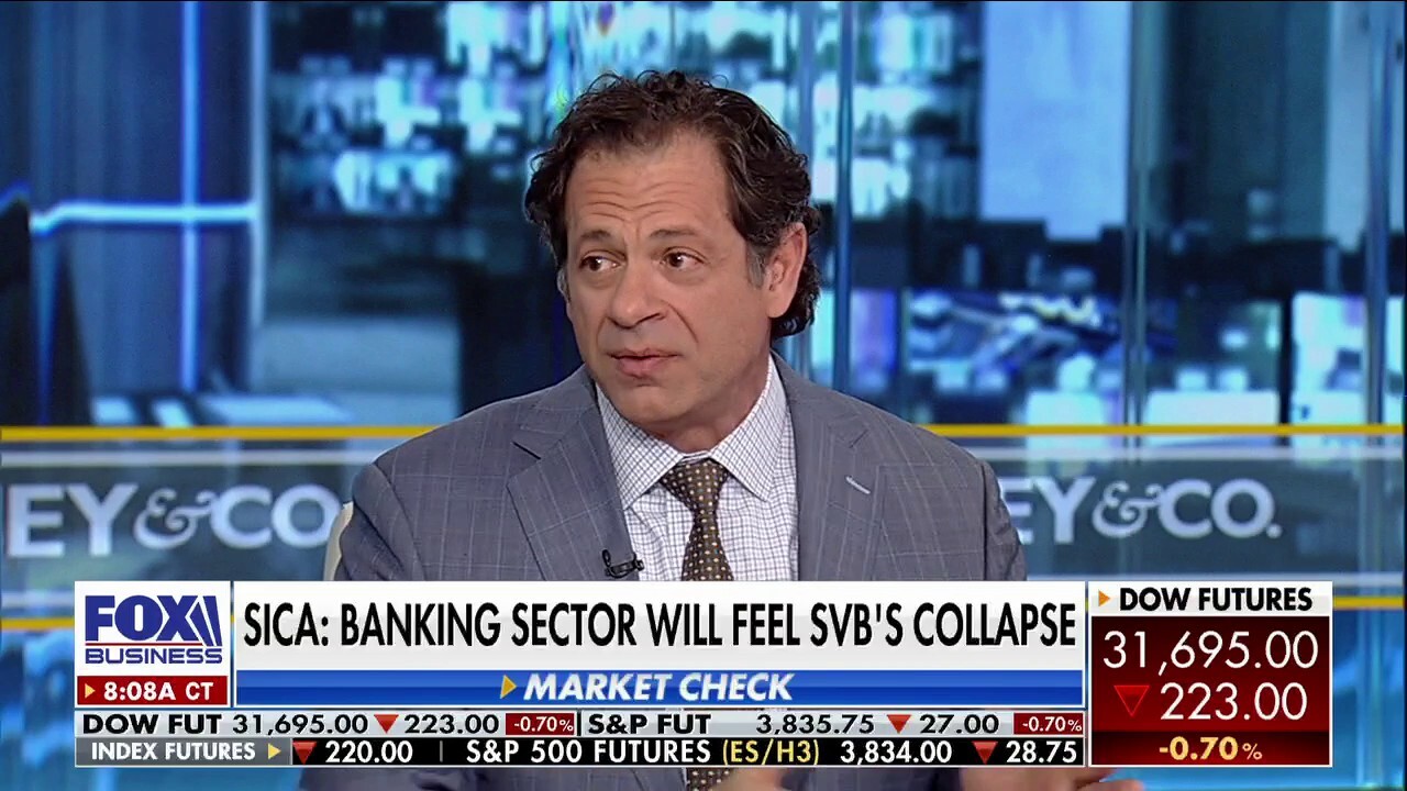 Circle Squared Alternative Investments founder Jeff Sica discusses how the Fed can "calm the banking system" after triggering fears of a financial crisis on "Varney & Co."