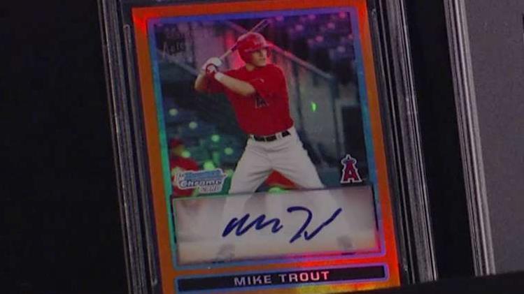 Mike Trout rookie card already exceeding expectations at auction