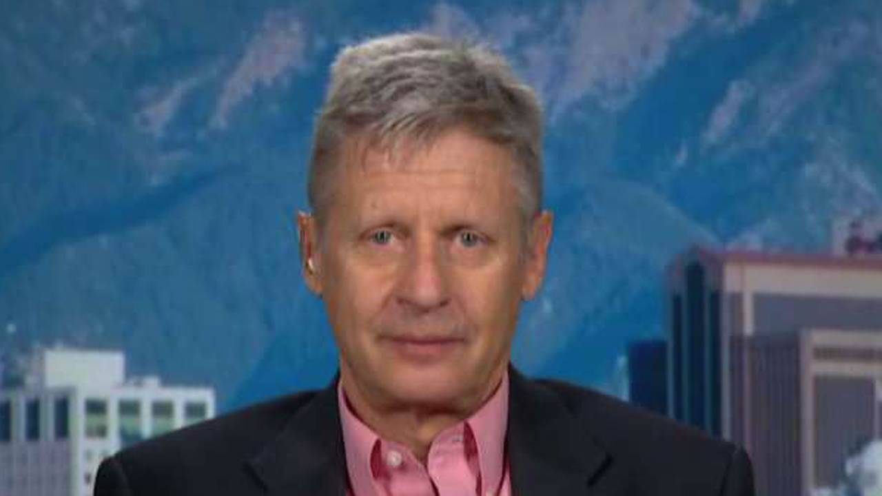 Gary Johnson for smaller government  