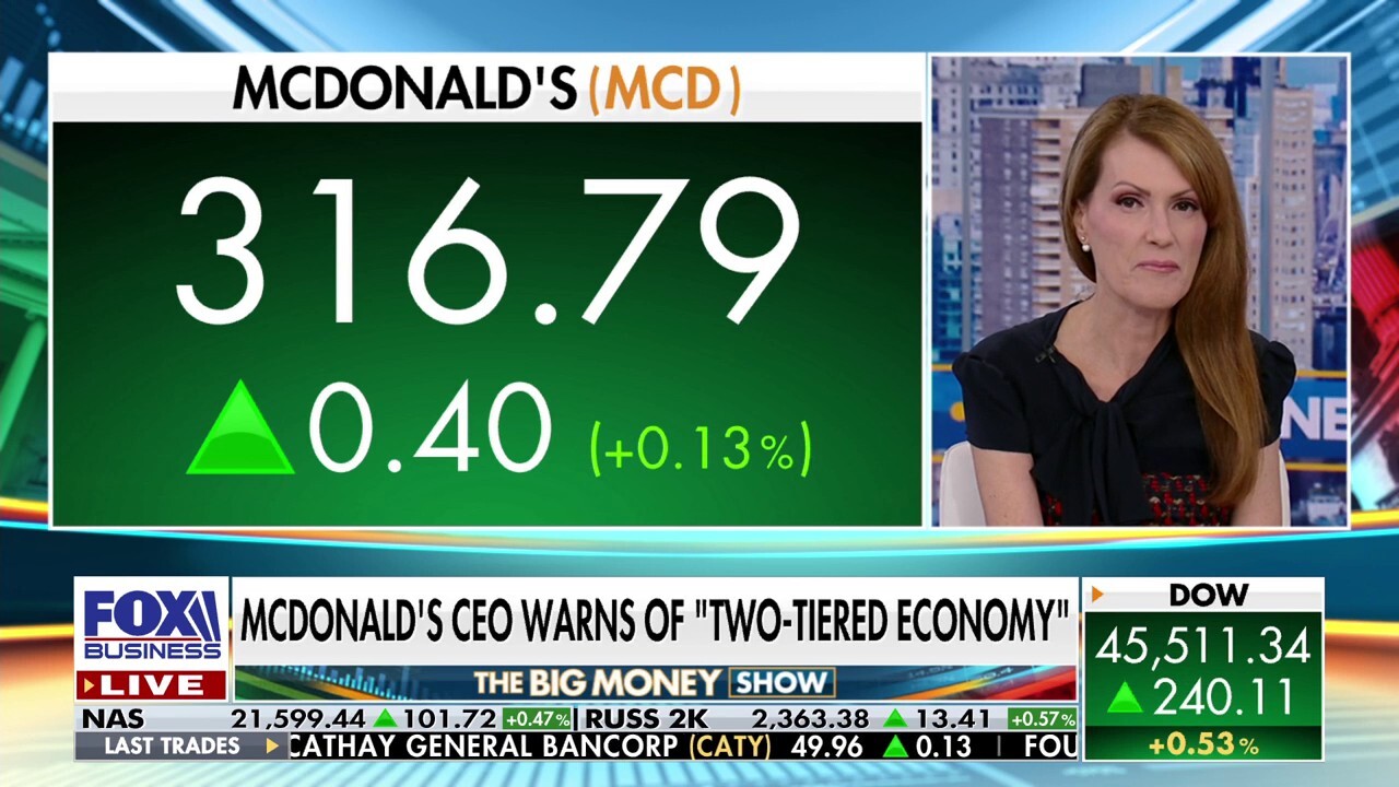 The ‘Big Money Show’ panelists react to the McDonald’s CEO warning of a two-tier economy, with some Americans ramping up spending while others are forced to cut back.