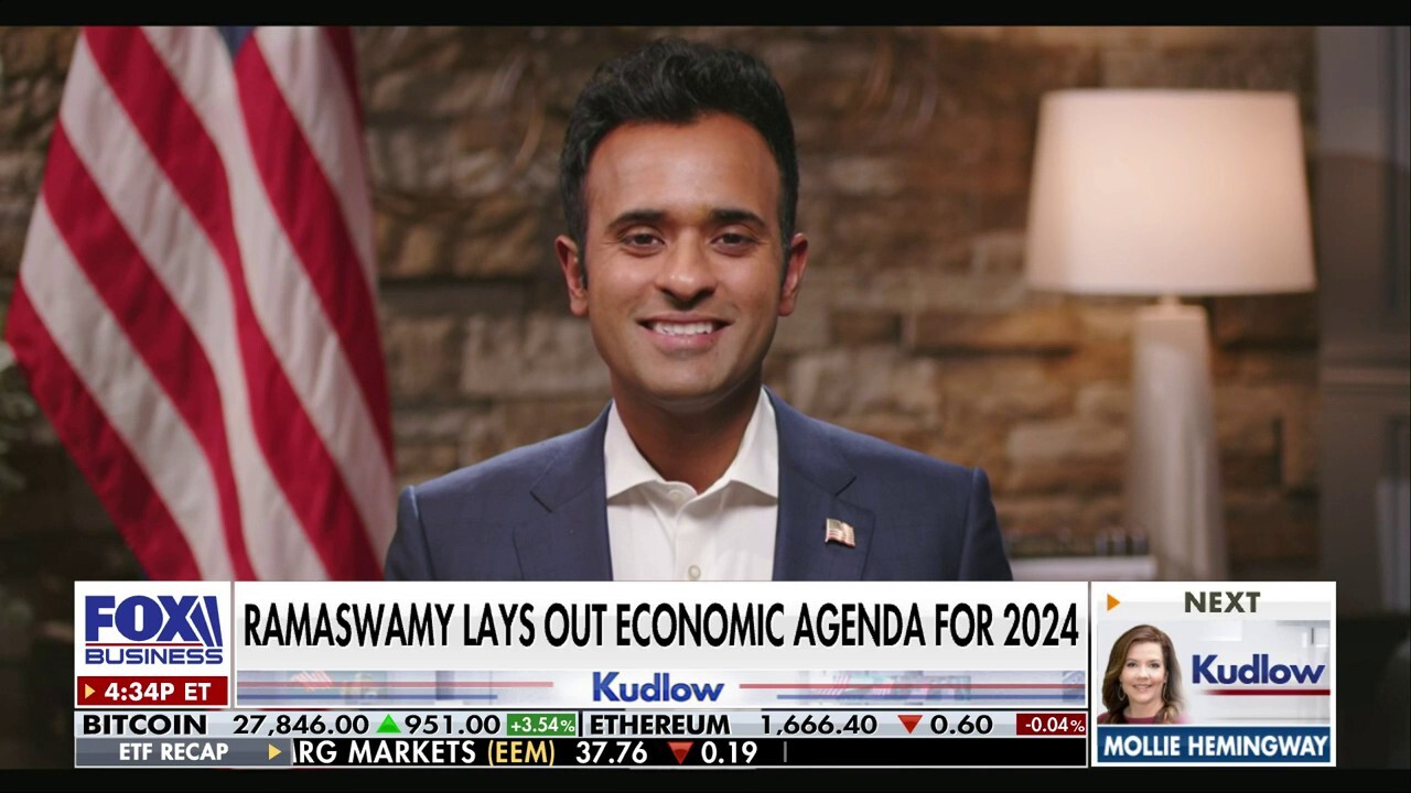 2024 GOP presidential candidate Vivek Ramaswamy breaks down his economic agenda on 'Kudlow.'