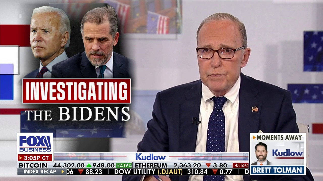 FOX Business host Larry Kudlow pulls the curtain on Special Counsel David Weiss indicting Hunter Biden on tax charges and details how it could make him 'untouchable' on 'Kudlow.'
