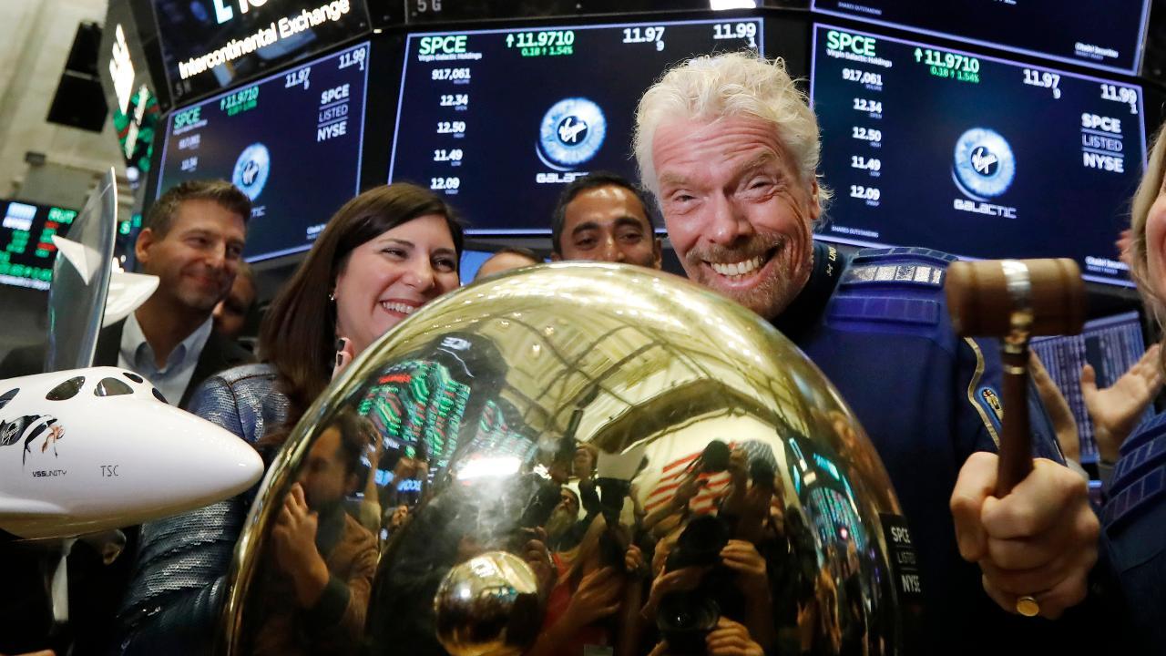 Virgin Galactic begins trading on NYSE as first space tourism stock