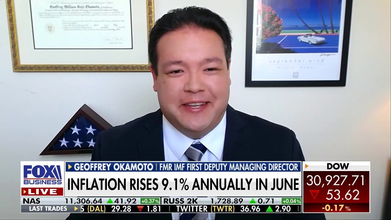 Former IMF first deputy managing director Geoffrey Okamoto says the Fed must boost interest rates to signal they're serious about inflation on 'Cavuto: Coast to Coast.'