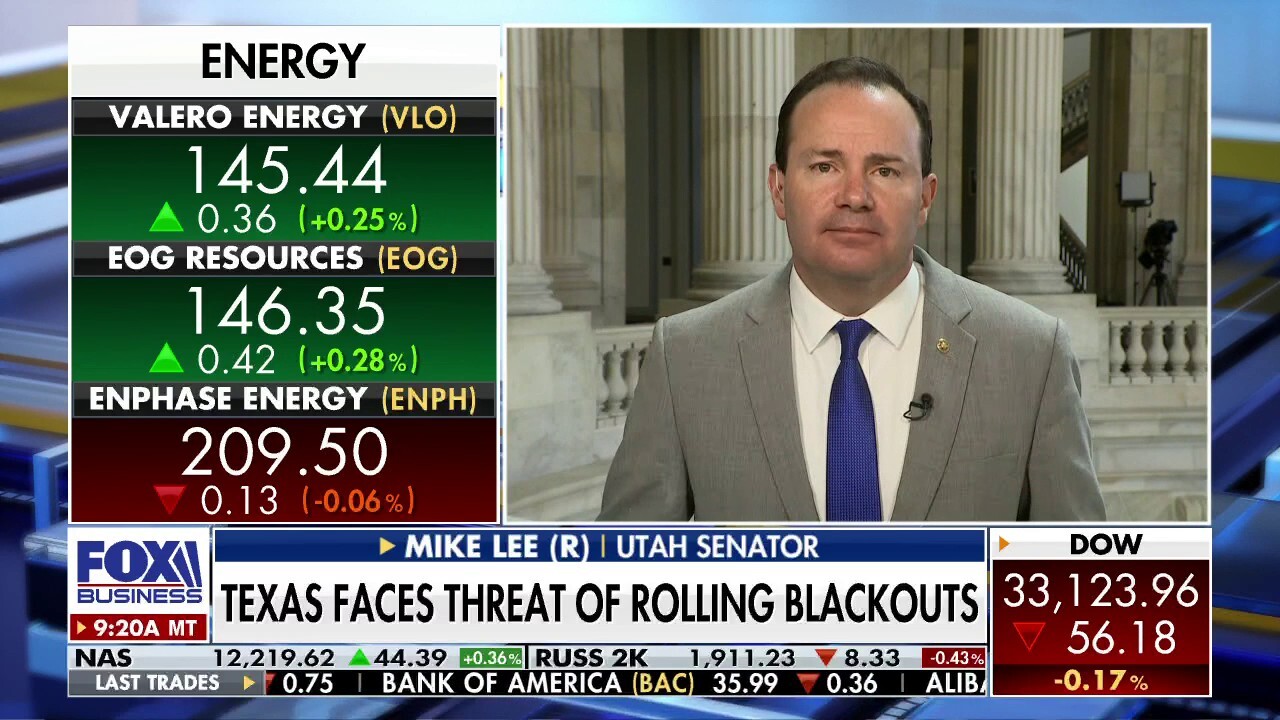 Sen. Mike Lee on Texas facing threat of rolling blackouts 