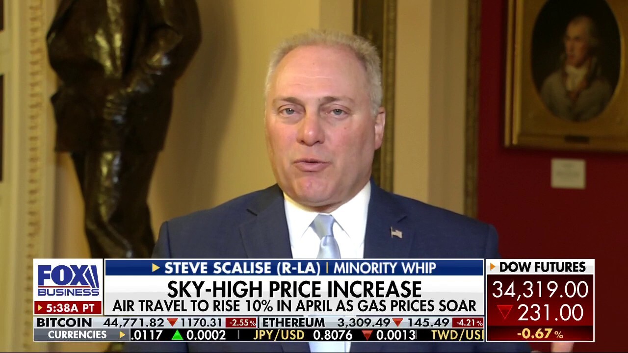 Rep. Steve Scalise, R-La., weighs in on oil executives to testify on Capitol Hill, the inflation crisis and the border crisis.