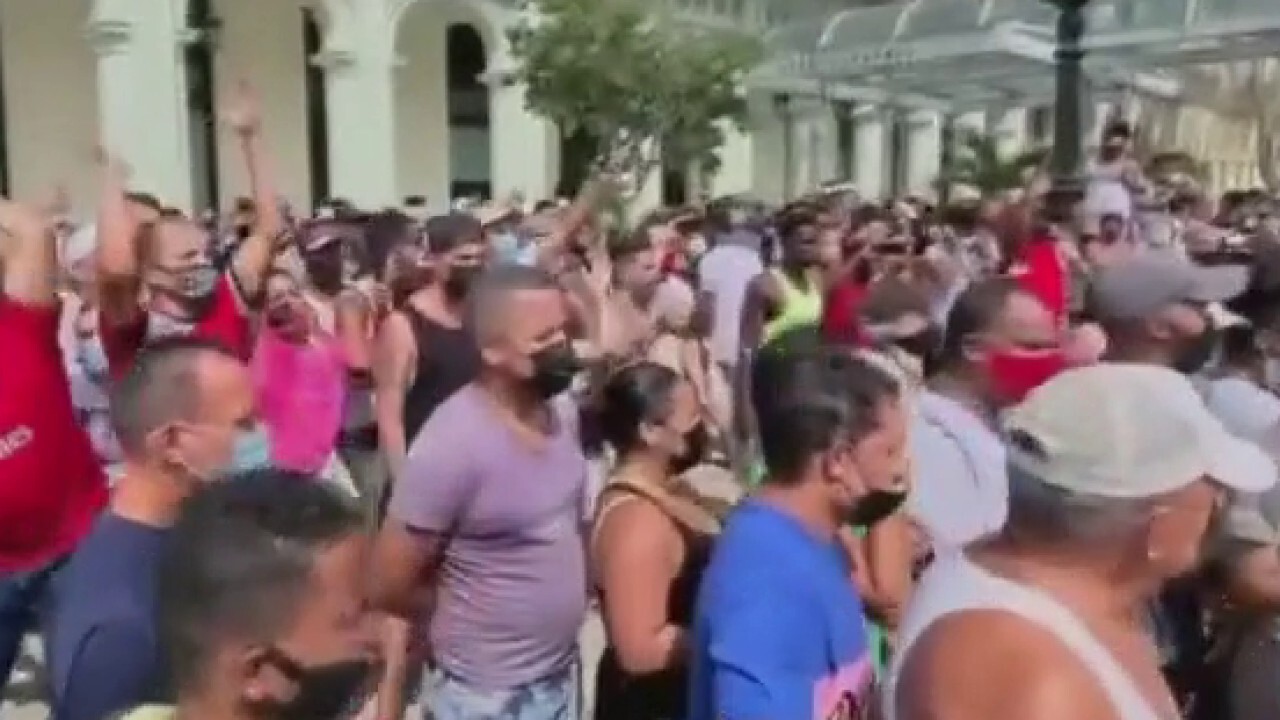 Thousands rally in Cuba against communist regime