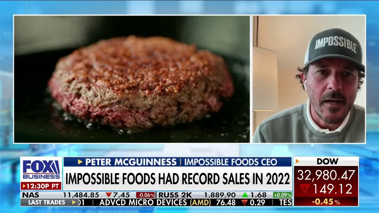 Impossible Foods CEO Peter McGuinness responds to a recent media article calling the plant-based meat industry a 'fad' on 'The Claman Countdown.'