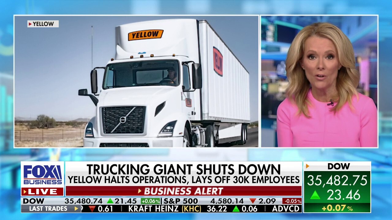 FOX Business' Gerri Willis has the latest details on Yellow Corporation's bankruptcy on 'The Claman Countdown.'