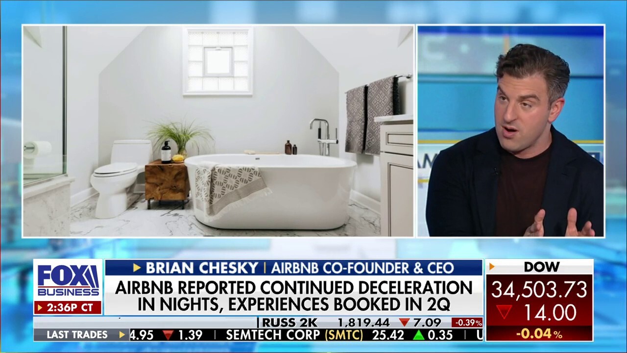 Airbnb co-founder and CEO Brian Chesky joins 'The Claman Countdown' to discuss how inflation is weighing on the housing market and his strategy to crack down on fake listings.