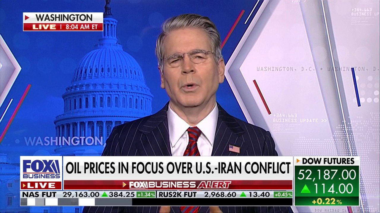 Treasury Secretary Scott Bessent joins 'Mornings with Maria' to discuss the Trump administration's crackdown on government fraud, mounting economic pressure on Iran, the AI race with China and the outlook for the U.S. economy.