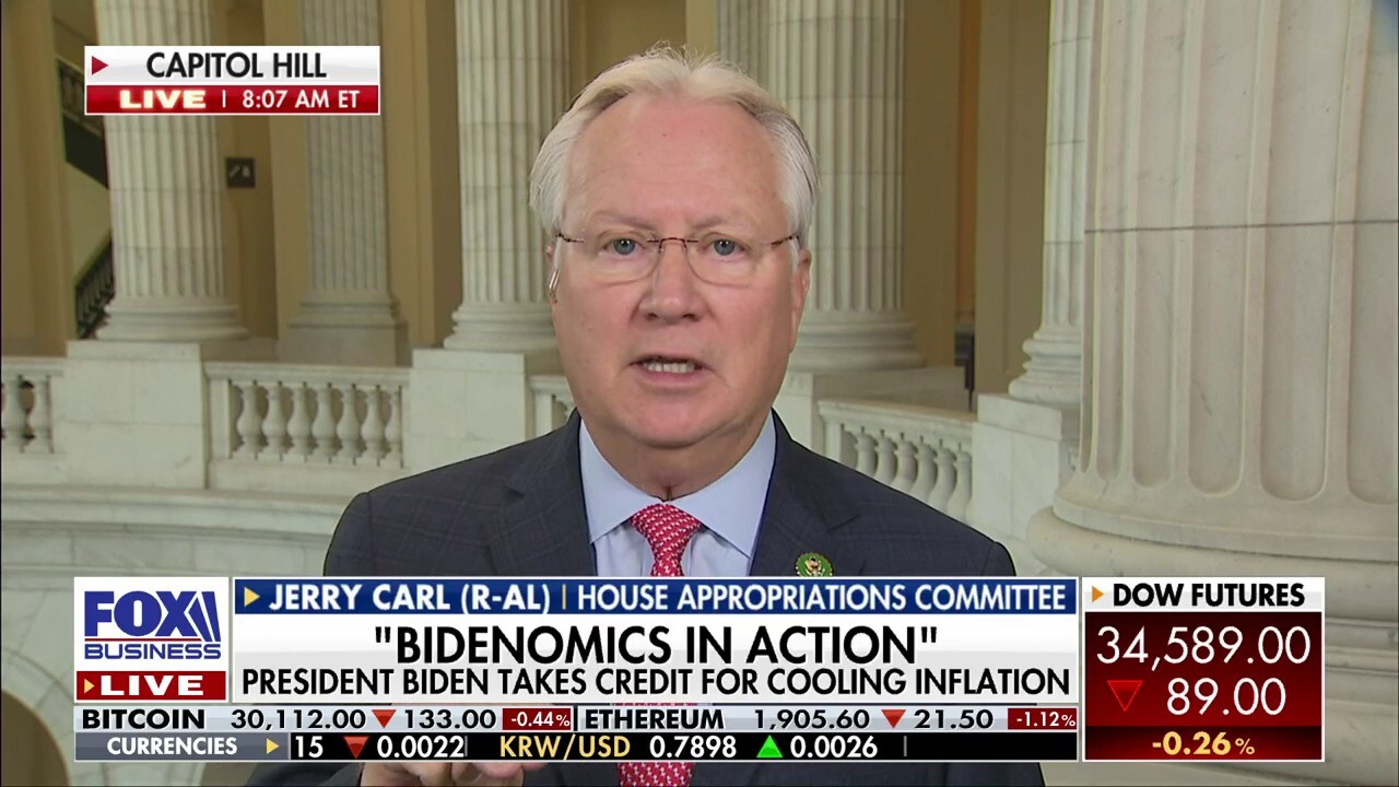 Rep. Jerry Carl, R-Ala., discusses the Chinese threat in mining, corruption within the Biden administration and core inflation sticking around.