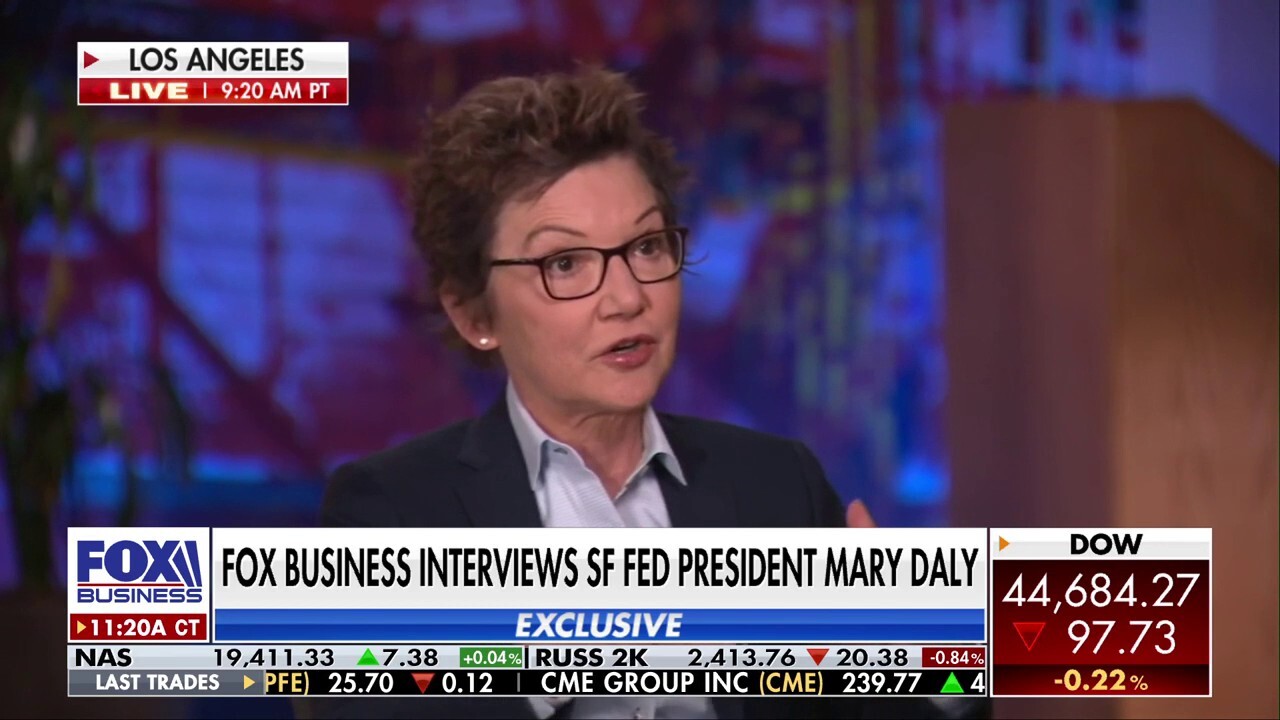 In an exclusive interview with FOX Business' Edward Lawrence, Federal Reserve Bank of San Francisco President Mary Daly talks next rate decisions, keeping the economy 'in a good place' and potential impacts from a second Trump administration.