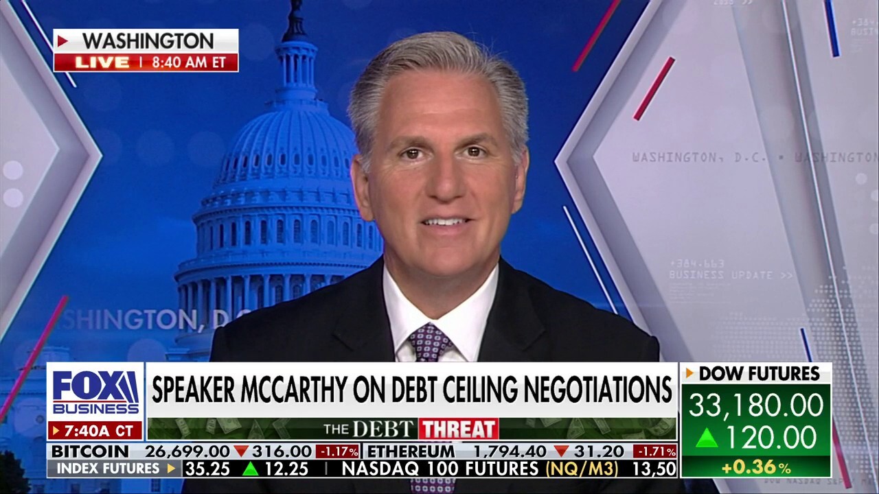 Rep. Kevin McCarthy on concerns surrounding a debt ceiling deal: 'I don't want to have a Biden default'