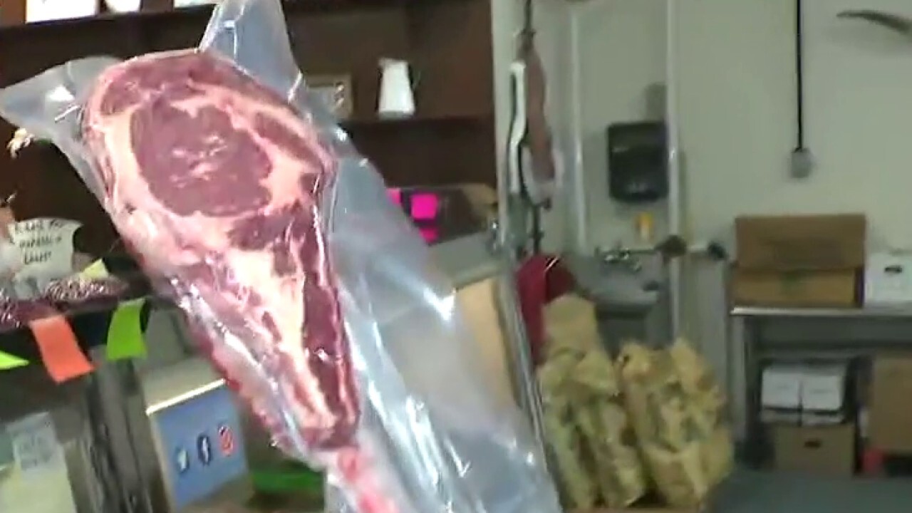 FOX Business' Jeff Flock reports on how consumers have been affected by rising meat prices. 
