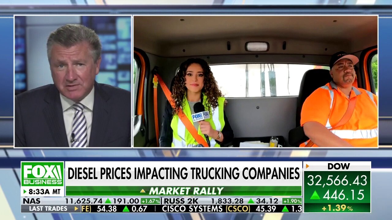 A truck driver explains what he's doing to deal with the surge in prices. 