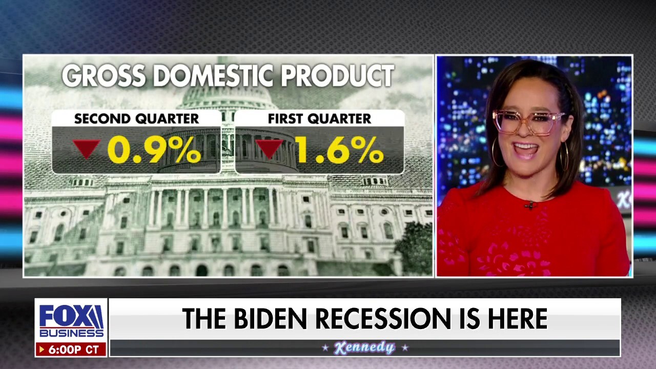 Fox Business host Charles Payne joined 'Kennedy' to weigh in the U.S. economy entering a technical recession after GDP fell in the second straight quarter. 