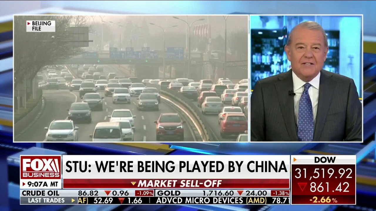 FOX Business host Stuart Varney argues the U.S. is being 'played' on climate change while China opens new coal mines and coal-powered plants at a 'furious pace.'