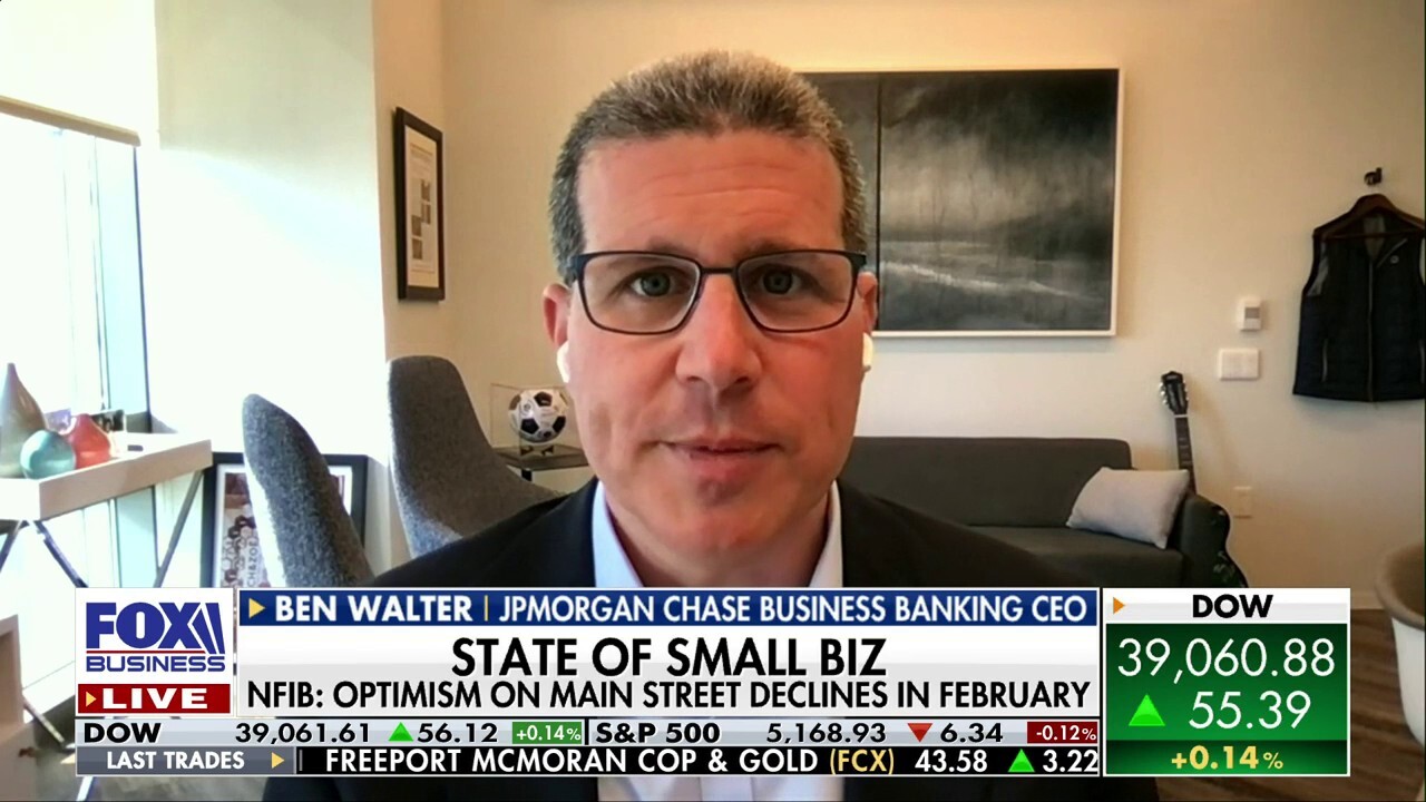 JPMorgan Chase Banking Business CEO Ben Walter discusses how small business optimism can rise on ‘The Claman Countdown.’