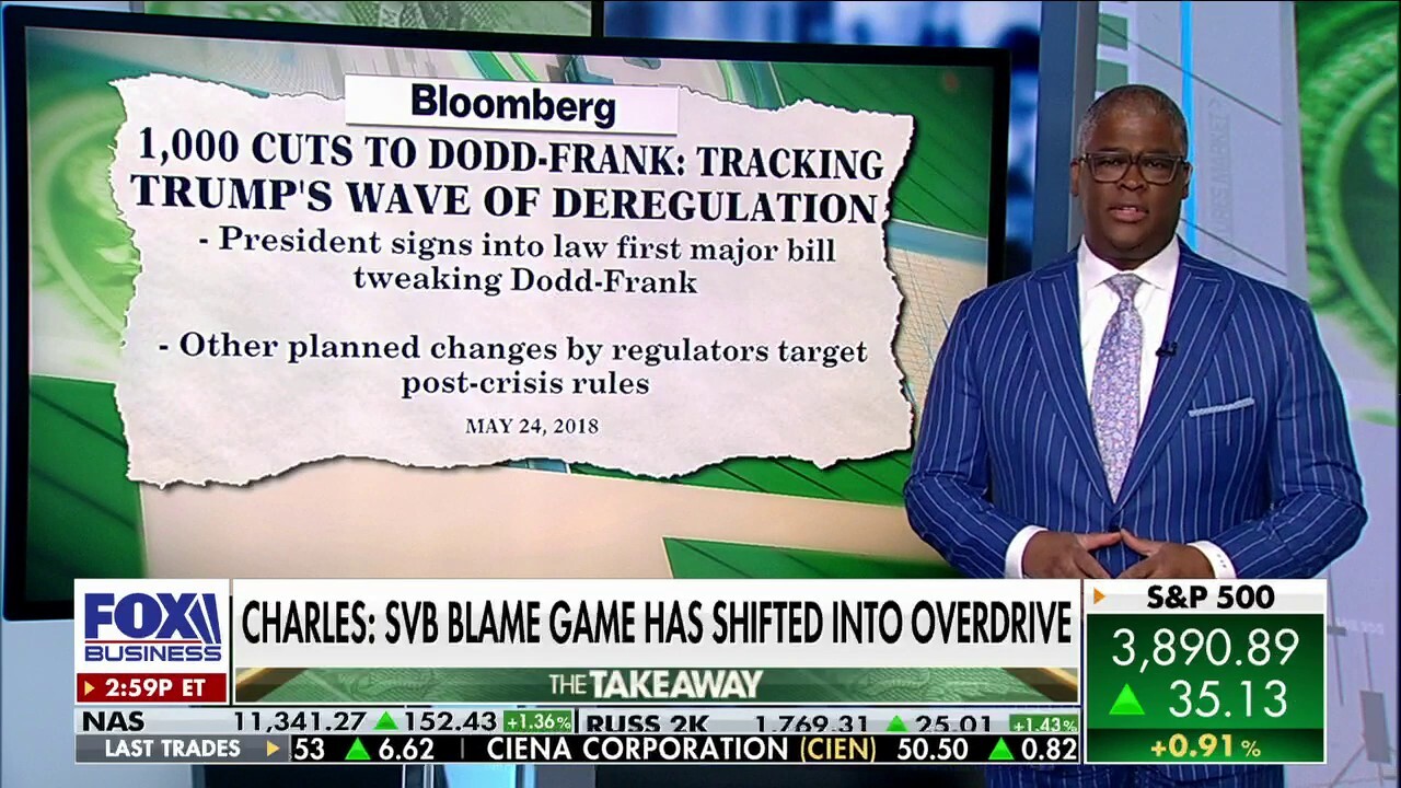 Charles Payne: The Silicon Valley Bank blame game is shifting into overdrive