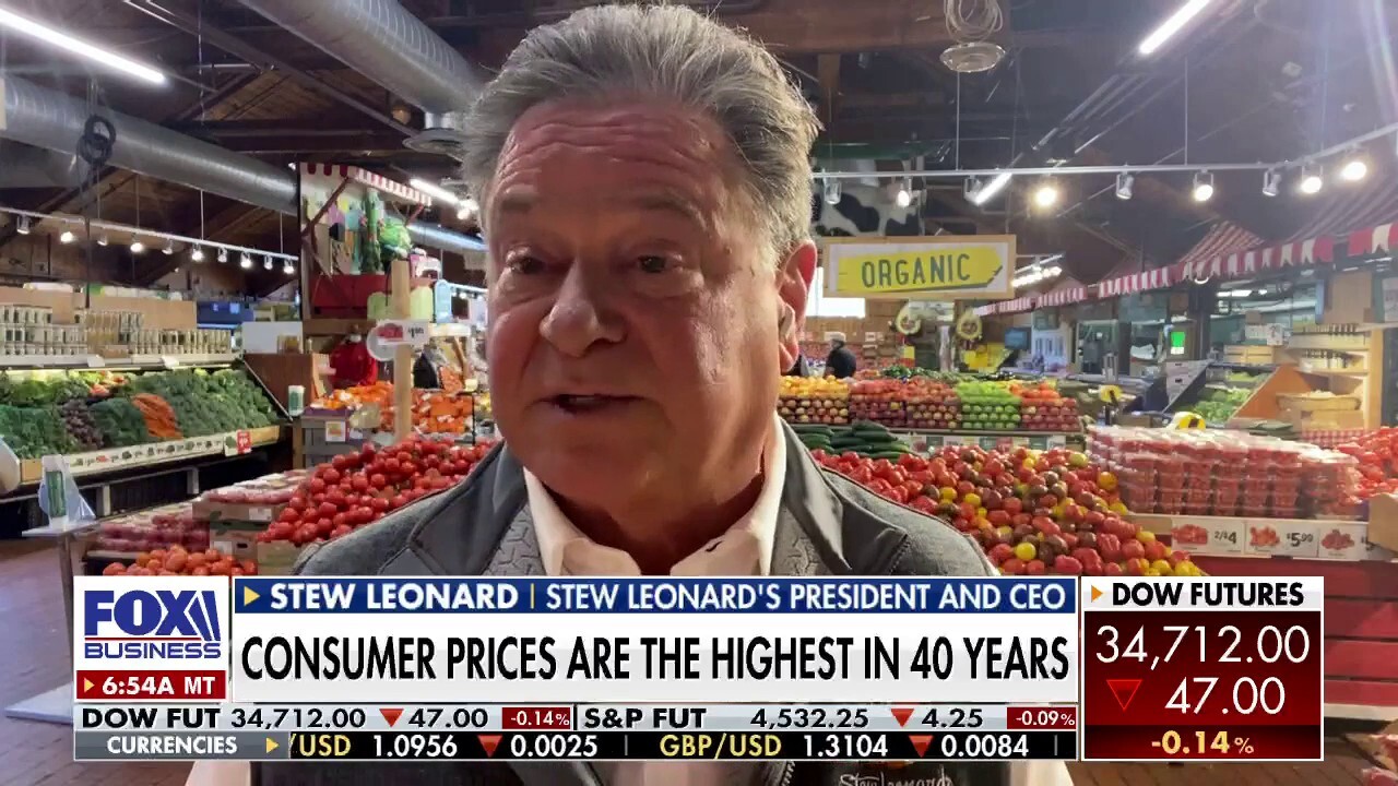 Stew Leonard Jr., CEO and president of Stew Leonard's, share tips for saving money as consumer prices reach their highest level in 40 years.