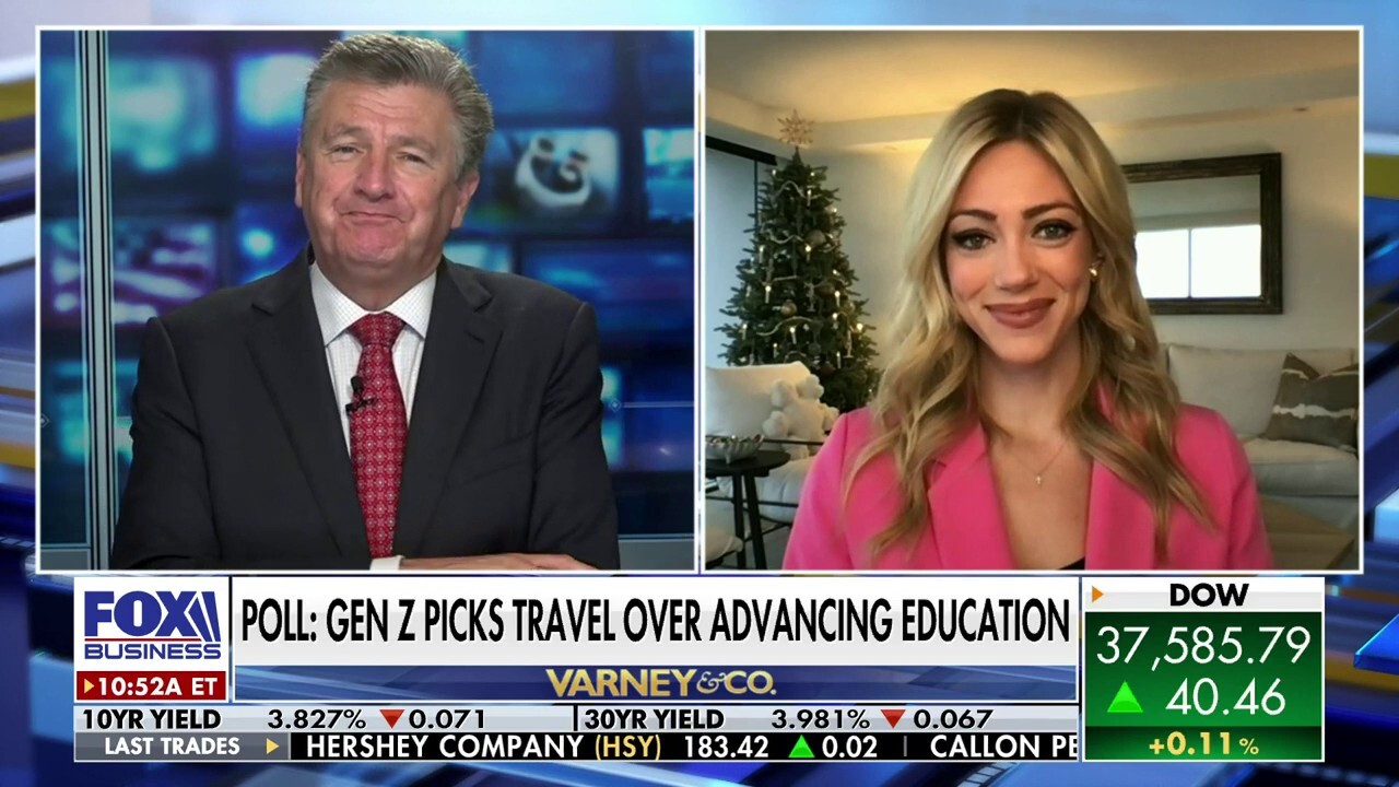 Fox Nation host Abby Hornacek joins ‘Varney & Co.’ to weigh in on a Business Insider poll that revealed Gen Z values traveling over advancing their education. 