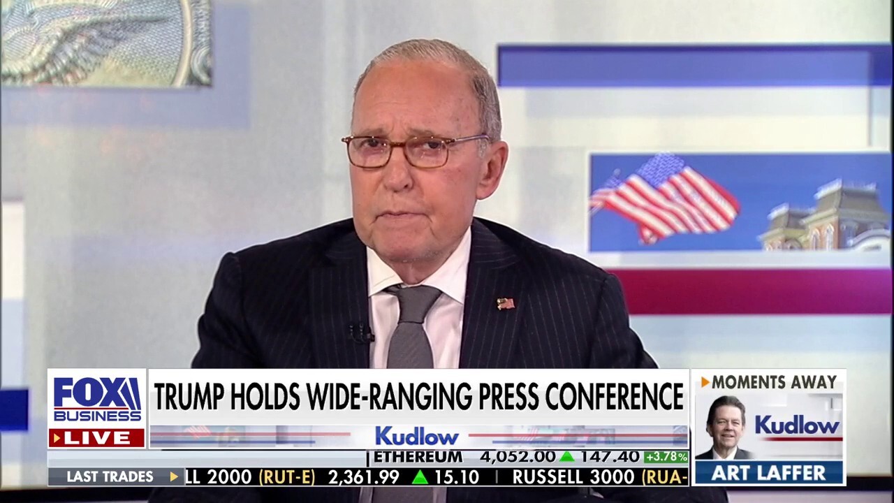 FOX Business host Larry Kudlow reacts to the president-elect's wide-ranging press conference on 'Kudlow.'