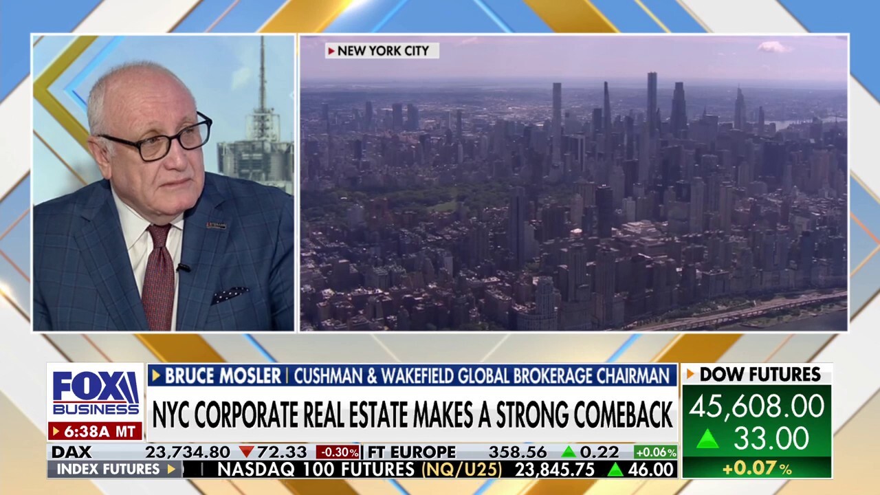 Cushman & Wakefield Chairman of Global Brokerage Bruce Mosler discusses NYC's real estate market and how a Zohran Mamdani mayoral victory could affect the residential and commercial landscape on 'Mornings with Maria.'