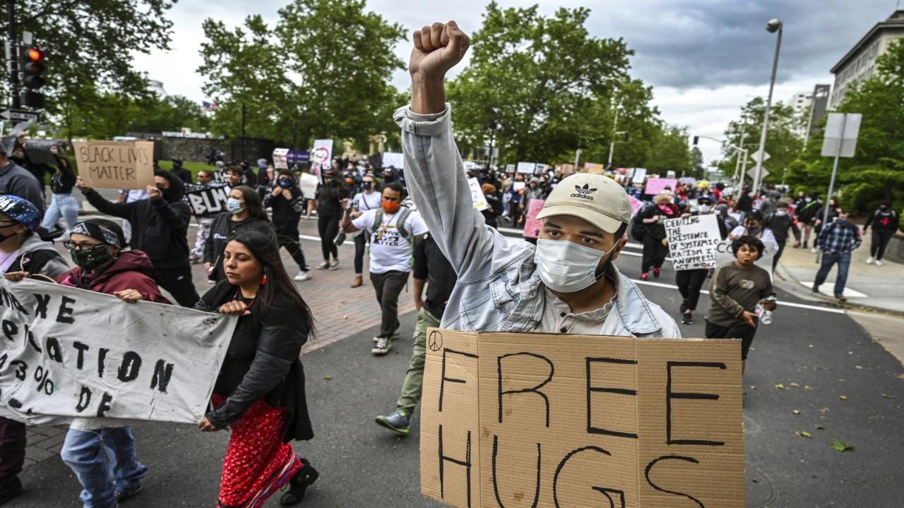 Protests remain mostly peaceful nationwide
