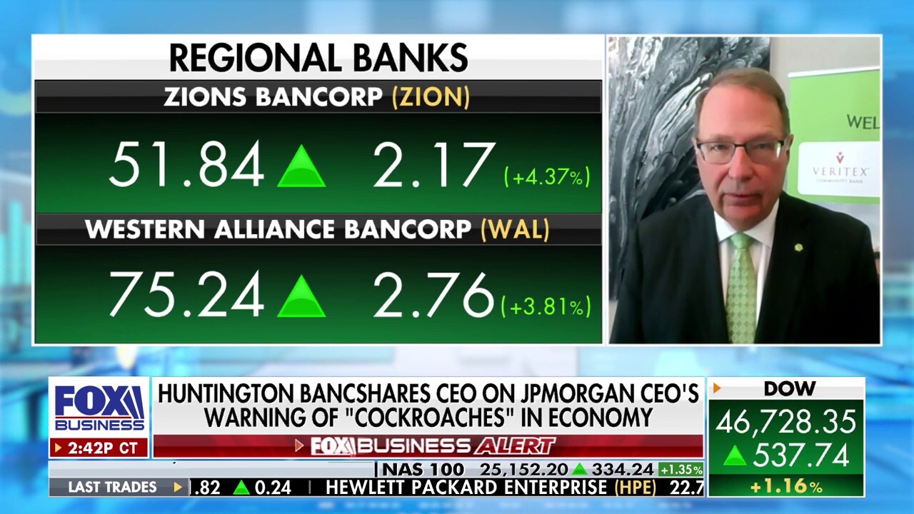 One of the biggest issues banks face is 'knowing who we're doing business with': Huntington Bancshares CEO