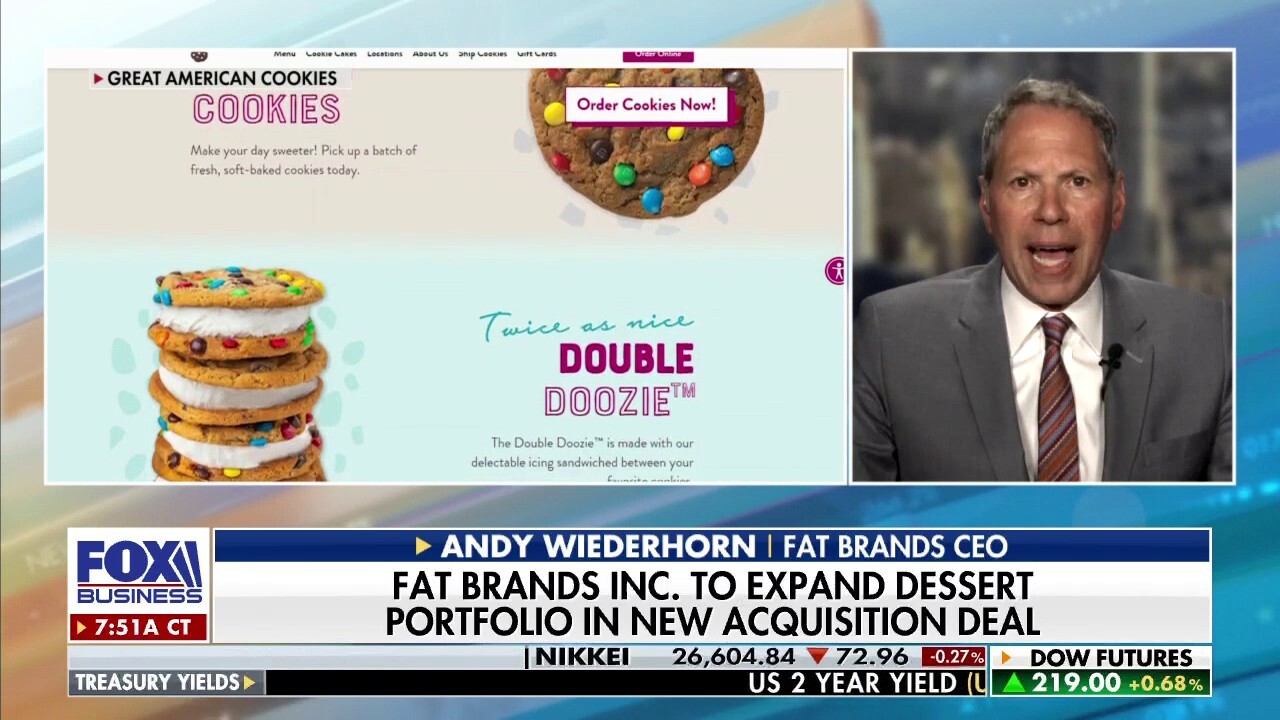 FAT Brands CEO Andy Wiederhorn says the company is focused on 'swallowing and digesting' its more than nine new restaurant acquisitions in the past year.