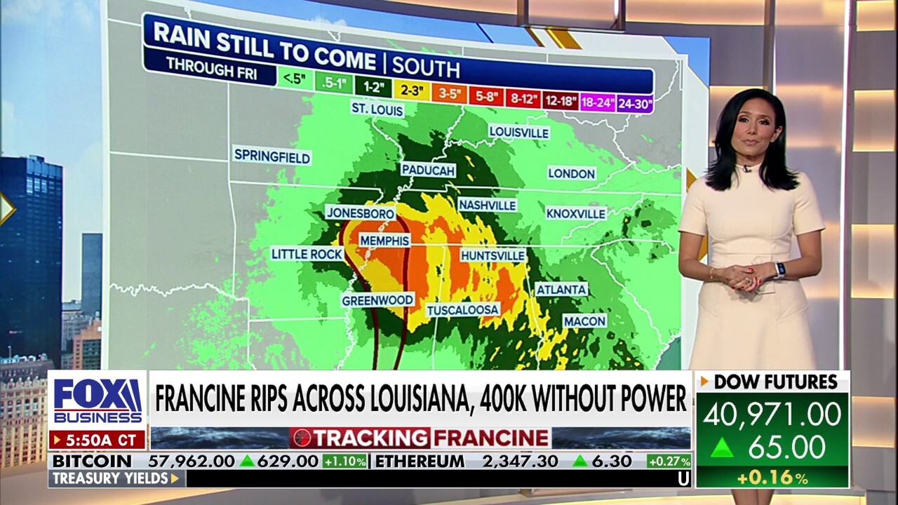  Hurricane Francine rips across Louisiana, 400K without power