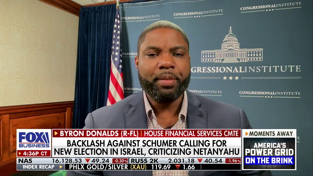 Byron Donalds: Chuck Schumer's comments are 'disgusting and not appropriate'