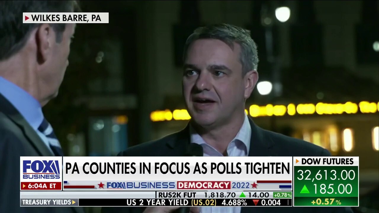 FOX Business' Jeff Flock speaks to voters in Luzerne County, Pennsylvania, where midterm election polls are tightening.