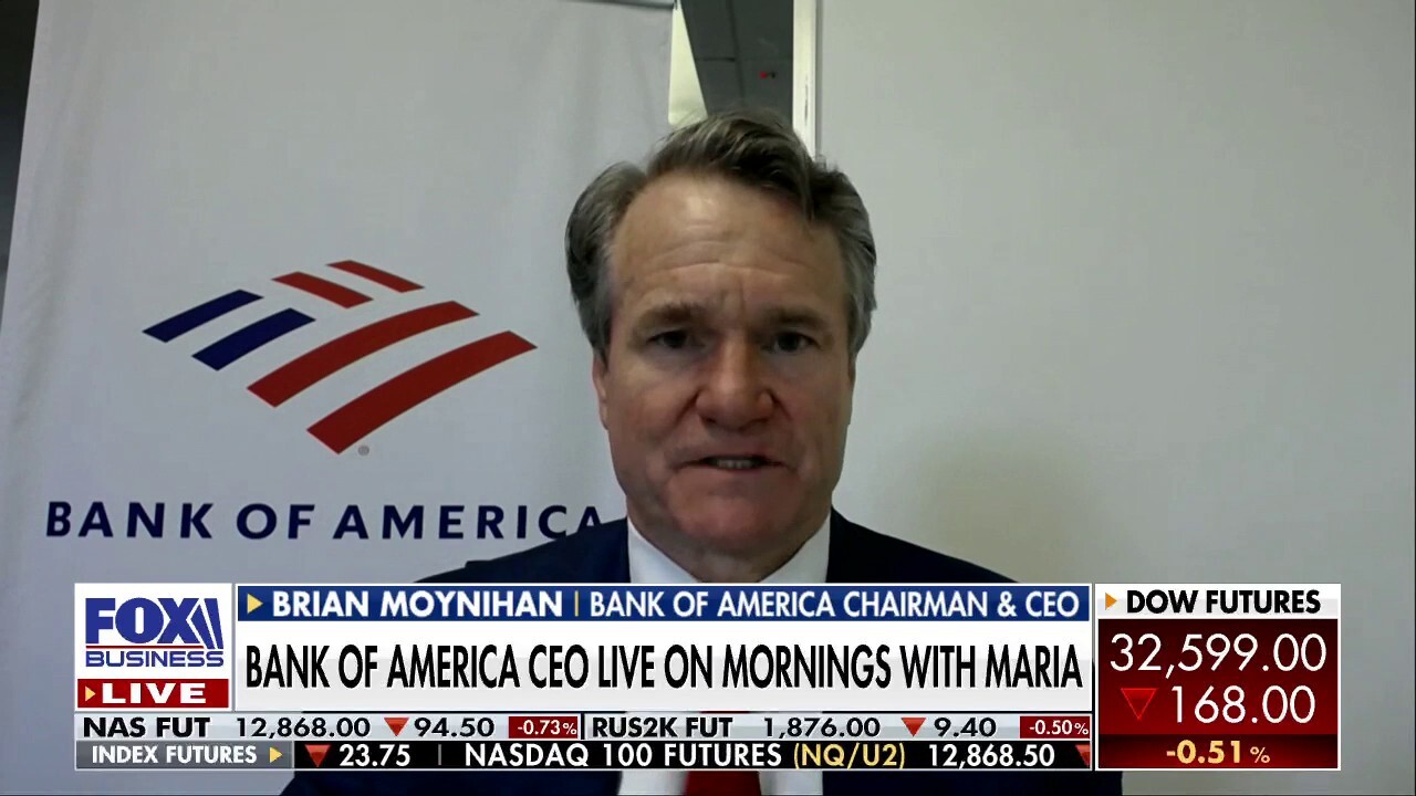 Bank of America Chairman and CEO Brian Moynihan highlighted the 'relatively strong' state of the average American consumer and how that impacts the Federal Reserve's handling of inflation.