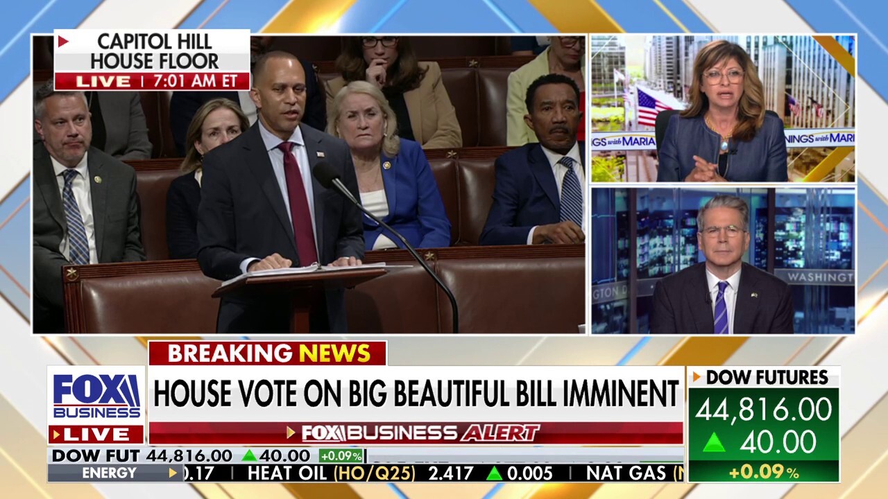 Treasury Secretary Scott Bessent weighs in on the big, beautiful bill as its expected to pass in the House, job creation in the U.S., President Donald Trumps reciprocal tariffs and more on Mornings with Maria.