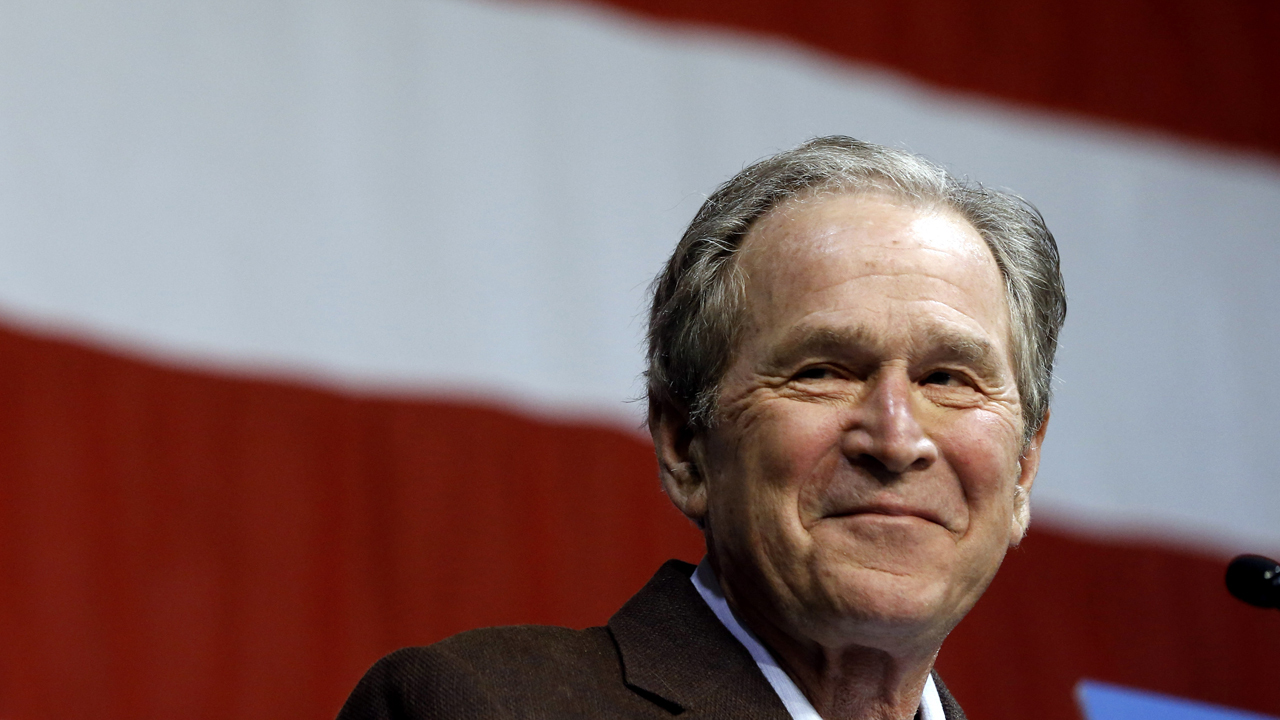 George W. Bush takes a jab at Trump in speech at Jeb rally