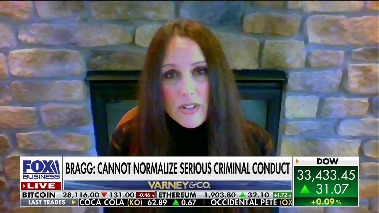 Victims Rights NY founder Jennifer Harrison says families are 'fearful' violent offenders will get away with their crimes now that Manhattan's D.A. is putting all resources towards charging former President Donald Trump.