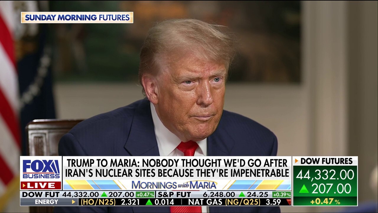 President Donald Trump discusses the strikes against Iran, whether other nations want to join the Abraham Accords and whether he would lift sanctions on oil during an exclusive interview.