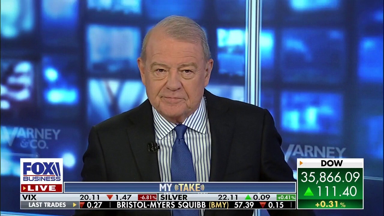 FOX Business' Stuart Varney argues 'it's the Biden administration that’s pushing us over the inflation cliff.'