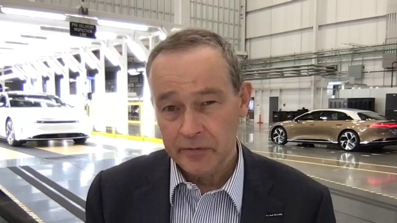 Lucid Motors CEO Peter Rawlinson discusses the rollout of the automaker's electric vehicle product.