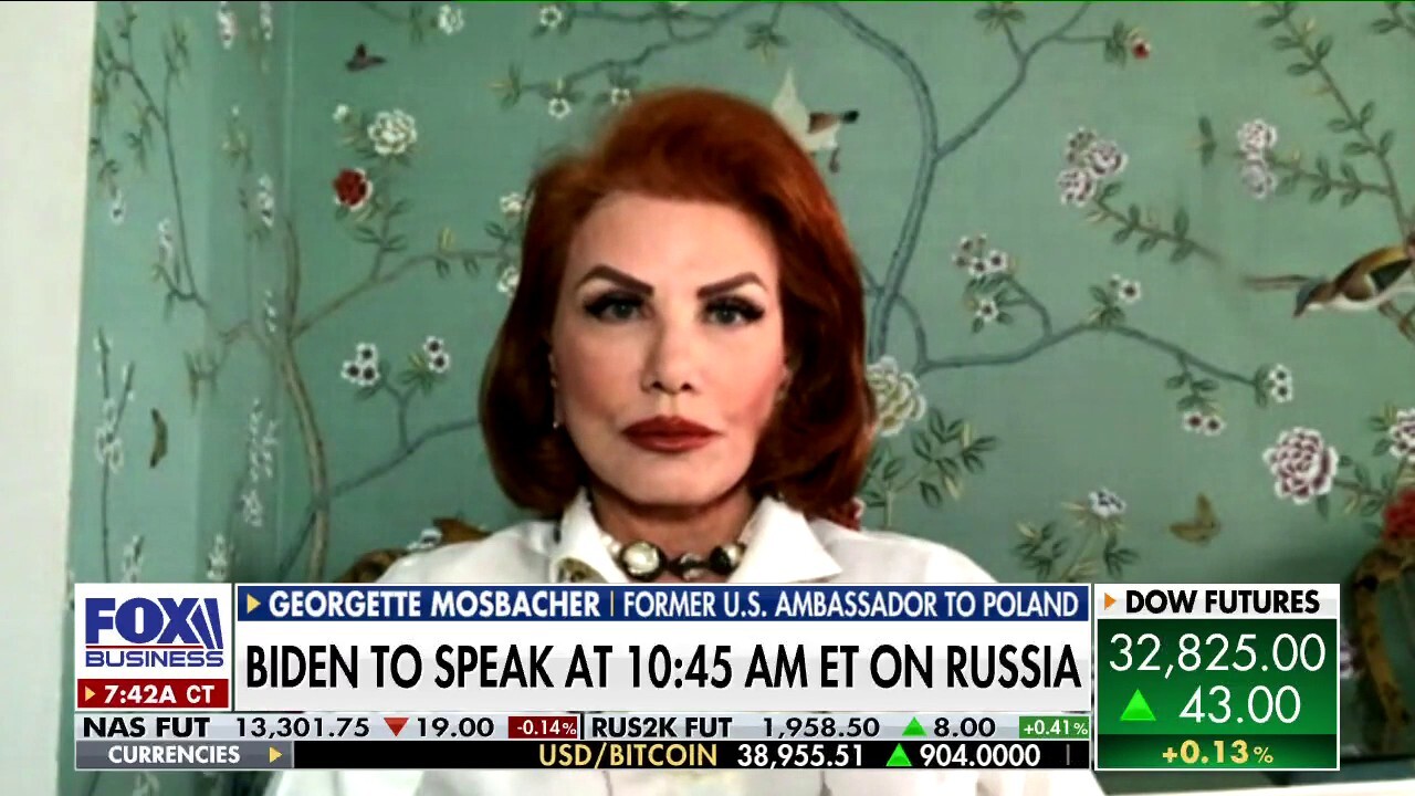 Former US Ambassador to Poland Georgette Mosbacher joins 'Mornings with Maria' to discuss Volodymyr Zelenskyy's leadership, calls for banning Russian oil and Russia's relentless tirade against Ukraine.