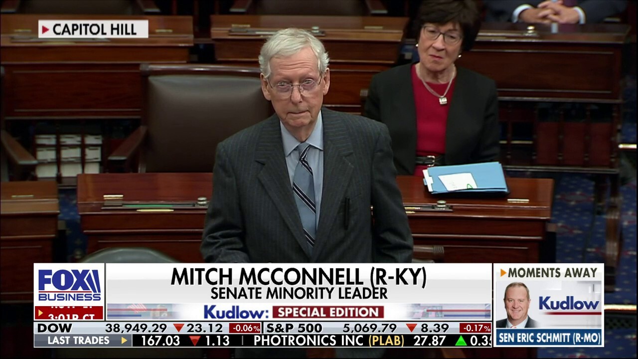 Longest-serving Senate Leader Mitch McConnell to step down in November