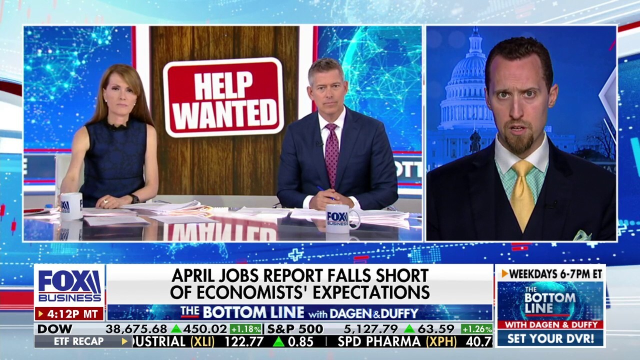 Heritage Foundation public finance economist EJ Antoni joins The Bottom Line to discuss Aprils jobs report falling short of economists expectations and the labor force participation rate.