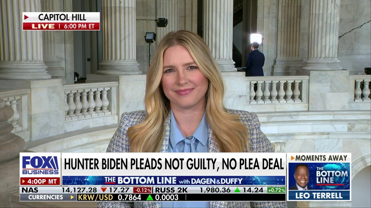 Fox News correspondent Hillary Vaughn joins ‘The Bottom Line’ to report on what Democrats are saying about the Biden family in wake of Hunter’s shocking decision to plead not guilty.