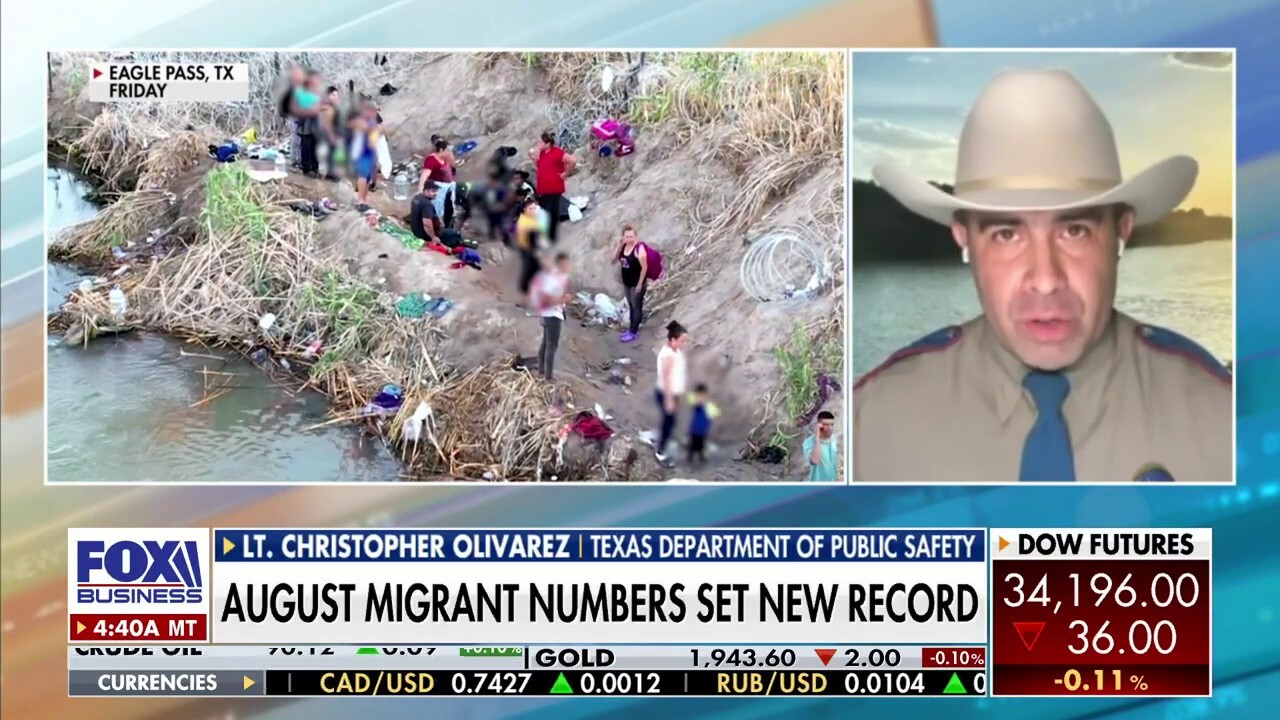 Lt. Chris Olivarez shoots down claims that border crisis is under control: 'The numbers speak for themselves'