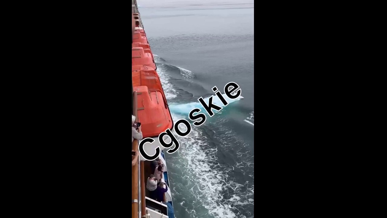 Carnival cruise ship strikes ice in Alaska, passenger video shows