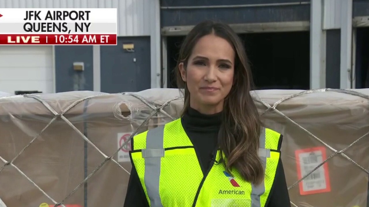 FOX Business' Lydia Hu reports from the cargo terminal at John F. Kennedy International Airport.