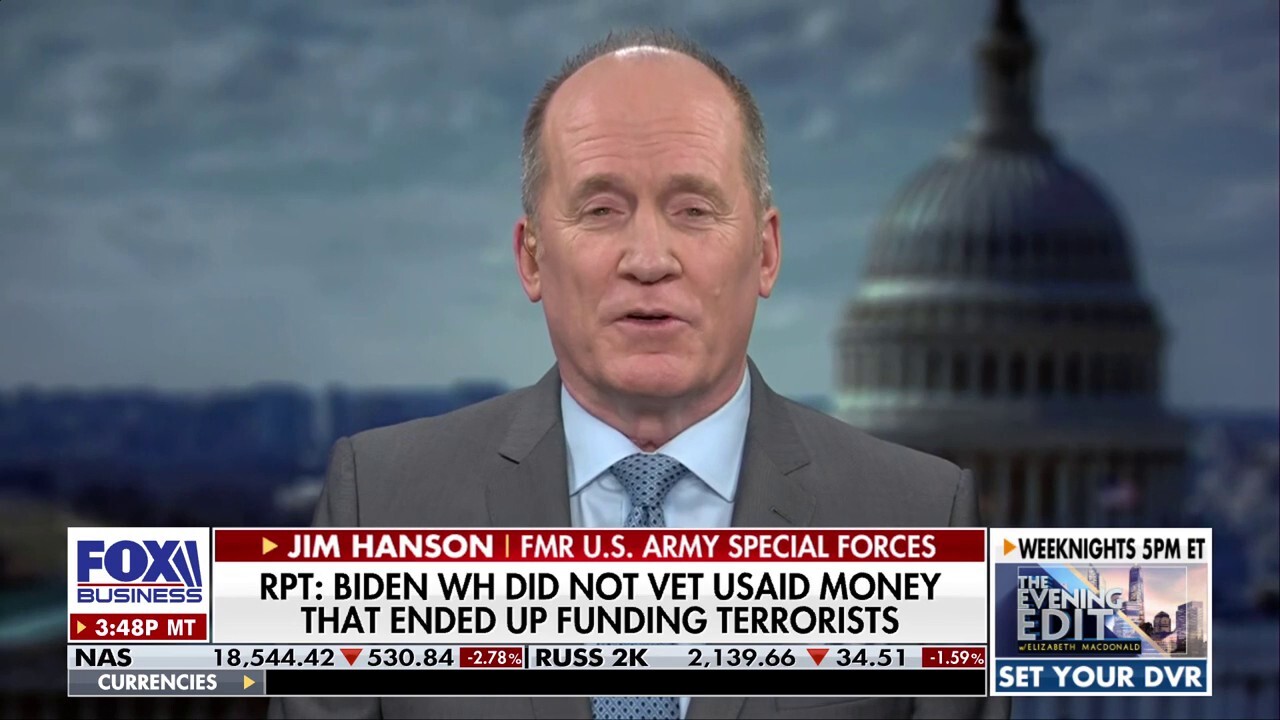 Tax dollars being used to fund terrorists is 'intolerable,' says US Army Special Forces vet